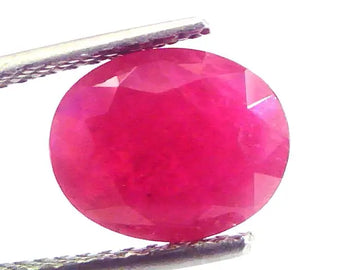 4.19 Ct Untreated Natural Old Burma Ruby Gemstone Manik