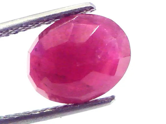 4.19 Ct Untreated Natural Old Burma Ruby Gemstone Manik