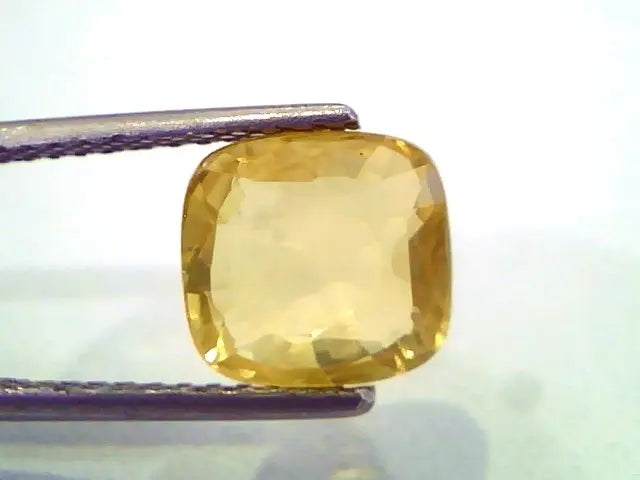 4.18 Ct Unheated Untreated Natural Ceylon Yellow Sapphire Gems