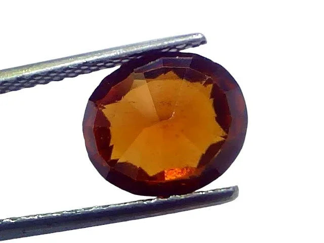 4.19 Ct Untreated Natural Ceylon Gomedh/Hessonite Gemstone For Rahu - Venus Gems
