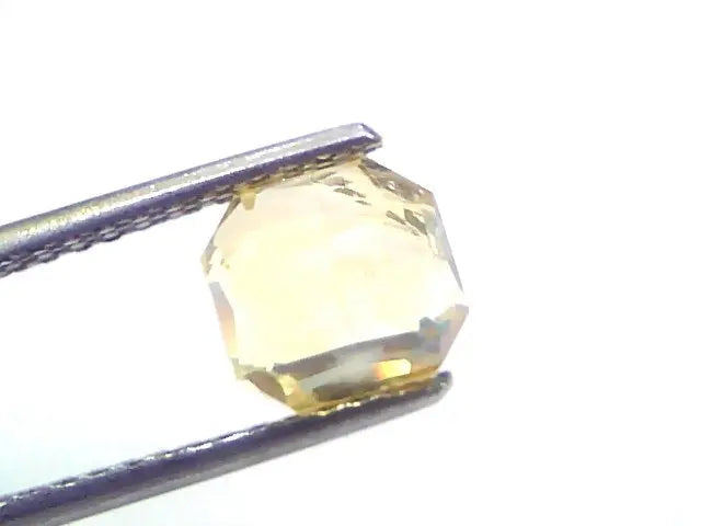 4.18 Ct IGI Certified Unheated Untreated Natural Ceylon Yellow Sapphire AAA
