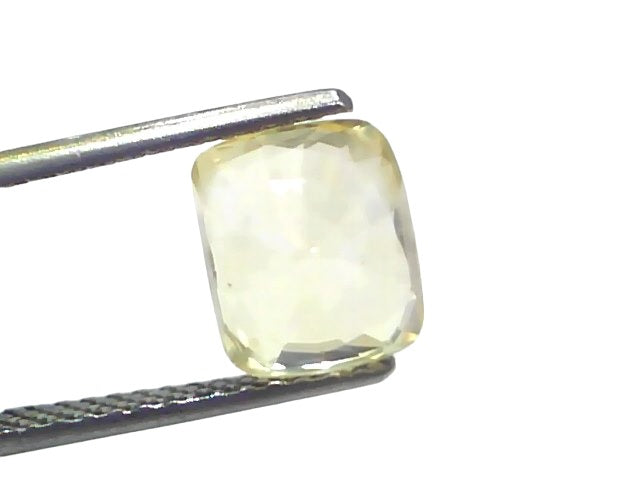 4.19 Ct GII Certified Unheated Untreated Natural Ceylon Yellow Sapphire