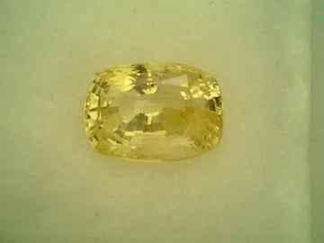 4.20 CT UNHEATED UNTREATED NATURAL CEYLON YELLOW SAPPHIRE A+++++