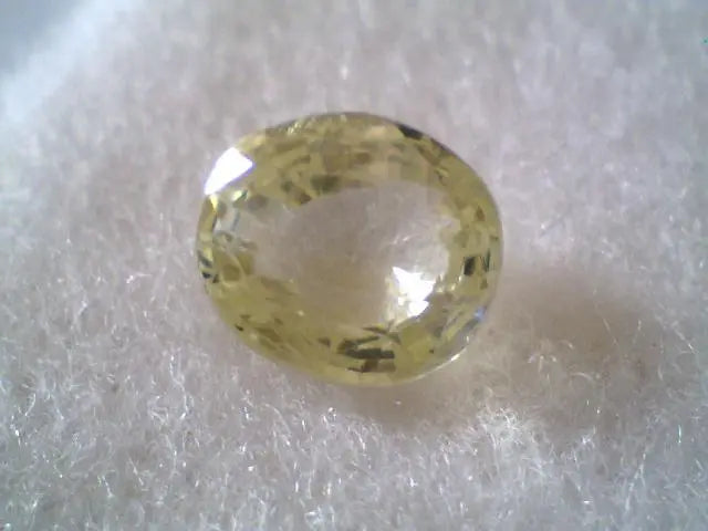 4.2 Ct Unheated Untreated Natural Ceylon Yellow Sapphire,Pukhraj