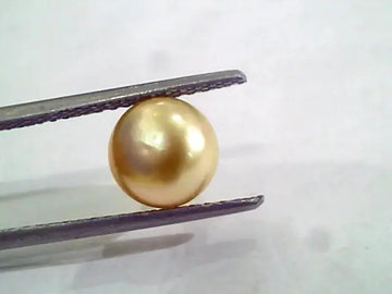 4.21 Ct 11.55 Chaw Natural Real Basra Pearl Moti Certified *RARE