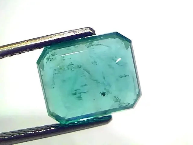 4.22 Ct GII Certified Untreated Natural Zambian Emerald Gemstone AAAAA - Venus Gems