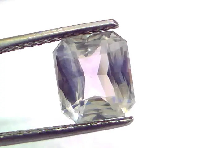 4.22 Ct Unheated Untreated Natural Ceylon White Sapphire AAAAA