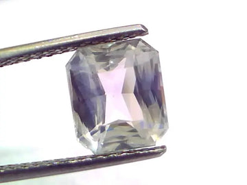 4.22 Ct Unheated Untreated Natural Ceylon White Sapphire AAAAA