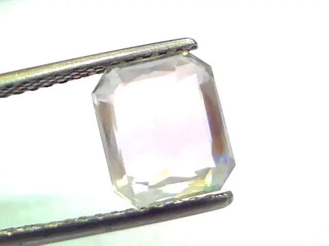 4.22 Ct Unheated Untreated Natural Ceylon White Sapphire AAAAA