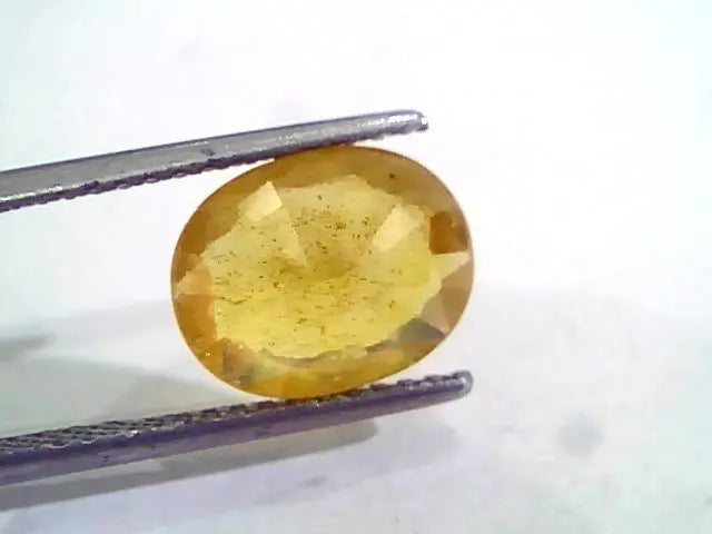 4.25 Ct Natural Yellow Sapphire Pukhraj Jupiter Gemstone(Heated)