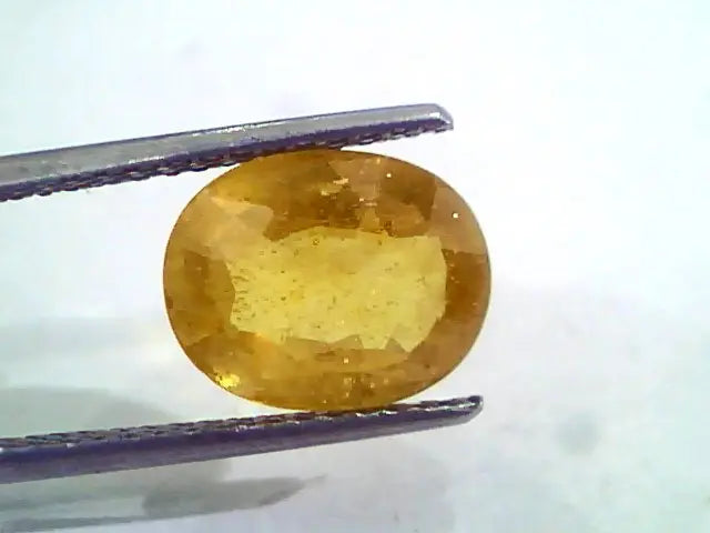 4.25 Ct Natural Yellow Sapphire Pukhraj Jupiter Gemstone(Heated)