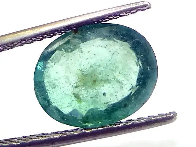 4.25 Ct Certified Untreated Natural Zambian Emerald Gemstone Panna - Venus Gems