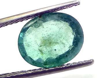 4.25 Ct Certified Untreated Natural Zambian Emerald Gemstone Panna - Venus Gems