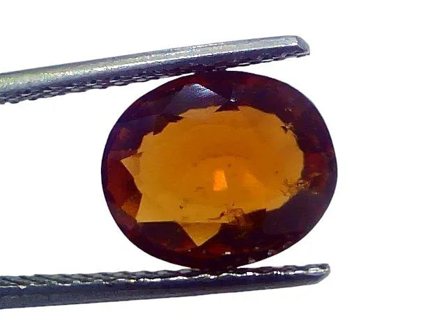 4.28 Ct Untreated Natural Ceylon Gomedh/Hessonite Gemstone For Rahu - Venus Gems