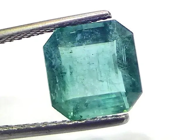 4.27 Ct GII Certified Untreated Natural Zambian Emerald Gemstones - Venus Gems