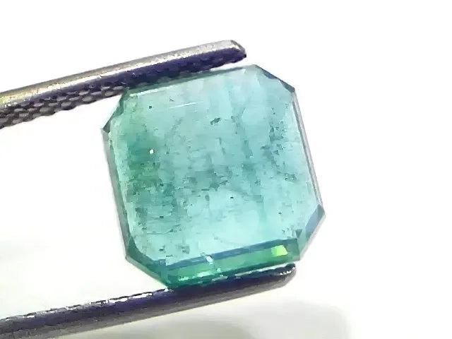 4.27 Ct GII Certified Untreated Natural Zambian Emerald Gemstones - Venus Gems