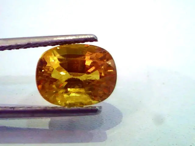 4.27 Ct Natural Premium Bangkok Yellow Sapphire/Pukhraj Heated