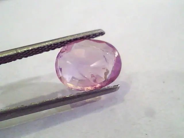 4.29 Ct Untreated Natural Ceylon Pinkish Blue Sapphire Khuni Neelam