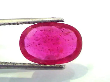 4.29 Ct Natural Ruby Gemstone for Sun Manek (Heated)