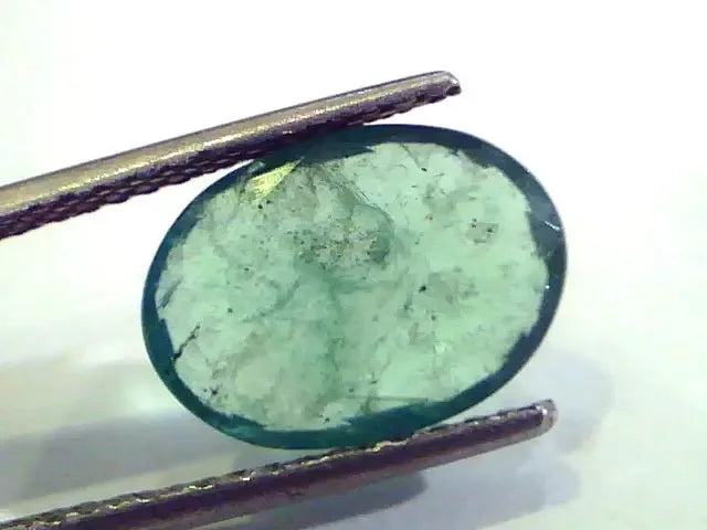 4.35 Ct Untreated Natural Zambian Emerald Gemstone Panna stone - Venus Gems