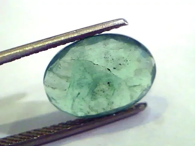 4.35 Ct Untreated Natural Zambian Emerald Gemstone Panna stone - Venus Gems