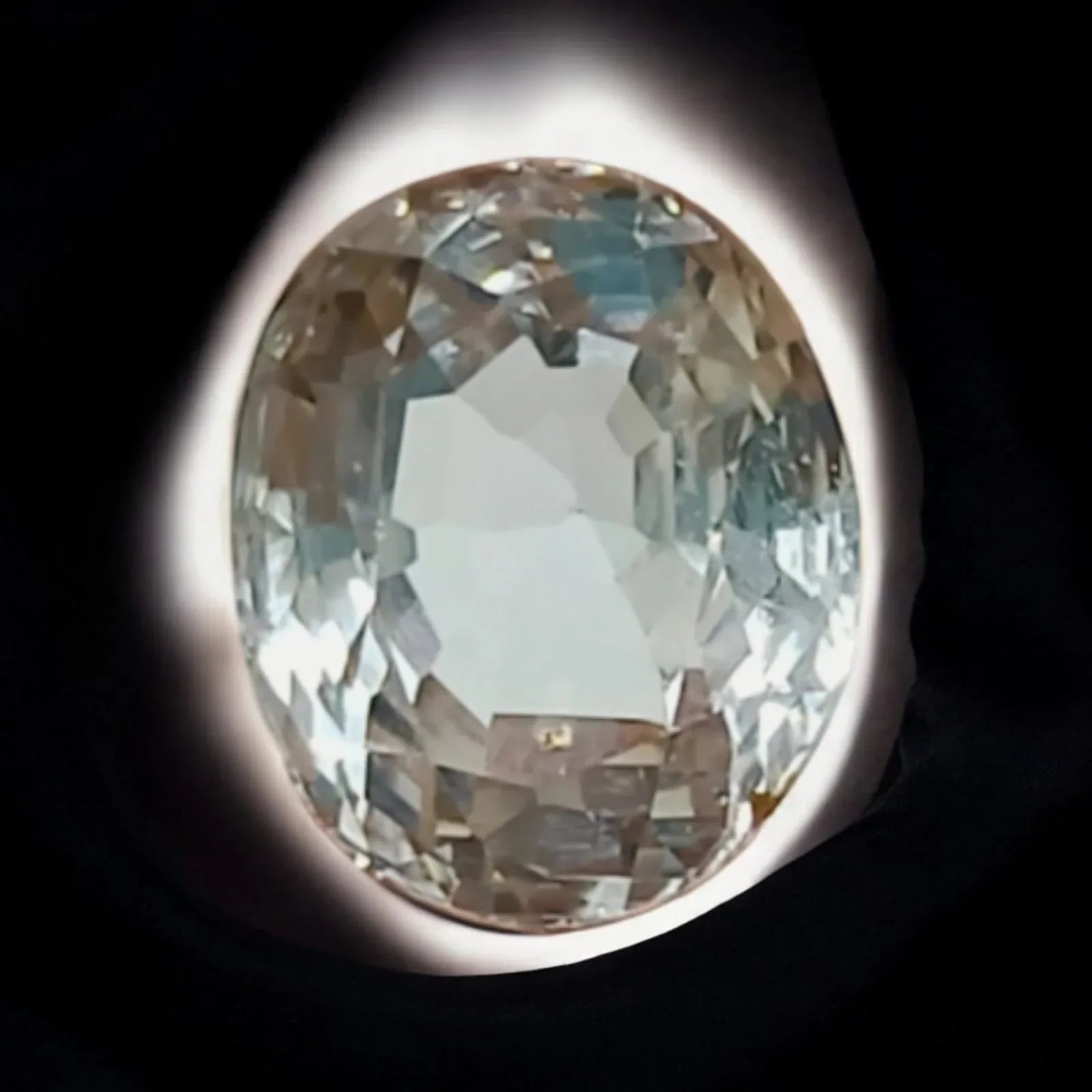 4.30 Ct GII Certified Unheated Untreated Natural Ceylon White Sapphire AA - Venus Gems