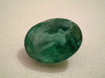 4.30 Carat Natural Untreated Premium Colour Zambian Emerald A+