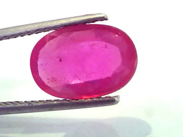 4.31 Ct Natural Ruby Gemstone for Sun Manek (Heated)