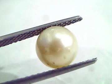 4.48 Ct Natural Certified Real South Sea Pearl,Certified Moti