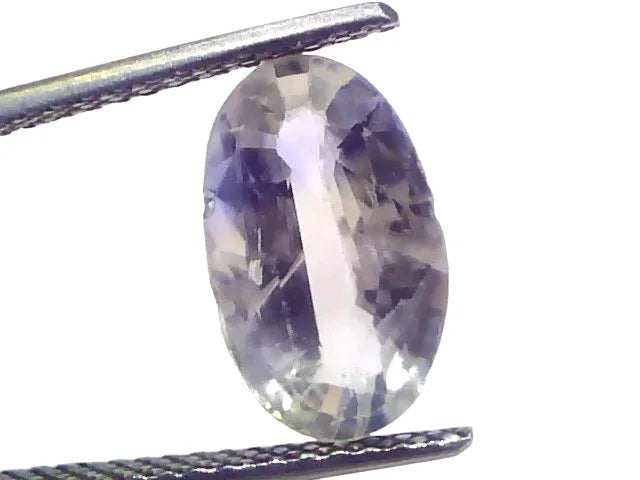 4.34 Ct Certified Unheated Untreated Natural Ceylon White Sapphire - Venus Gems