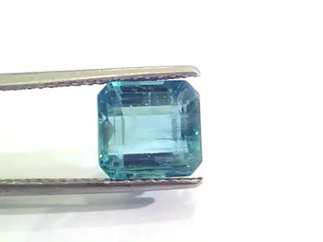 4.32 Ct Untreated Natural Zambian Emerald Gemstone Panna AAAAA