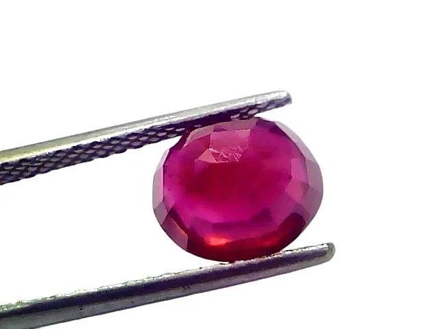 4.35 Ct Natural Ruby Gemstone Manik Gemstone for Sun (Heated) - Venus Gems