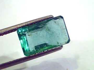 4.38 Ct Untreated Natural Zambian Emerald Gemstone Panna stone