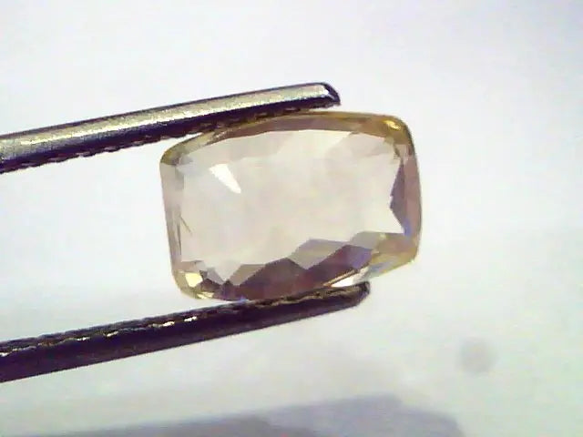 4.46 Ct Unheated Untreated Natural Ceylon Yellow Sapphire Pukhraj