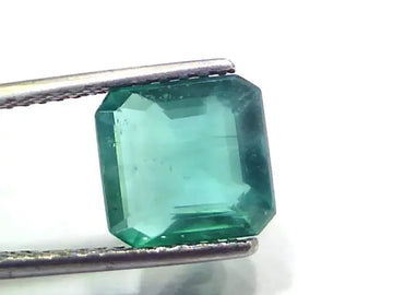 4.38 Ct IGI Certified Untreated Natural Zambian Emerald Gems AAAAA