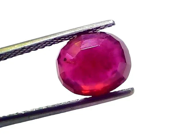4.41 Ct Natural Ruby Gemstone Manik Gemstone for Sun (Heated) - Venus Gems
