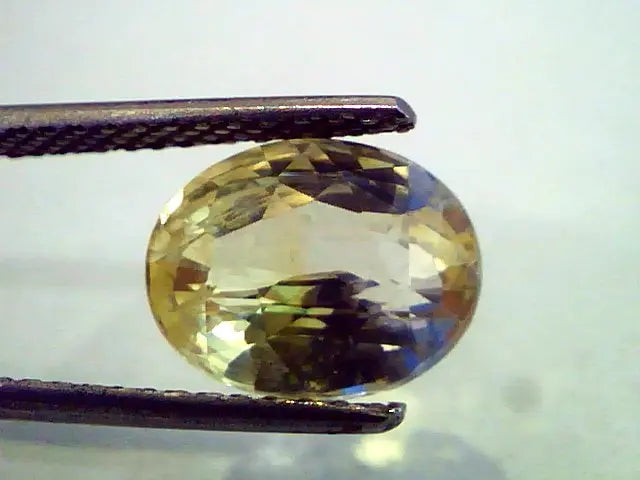 4.39 Ct IGI Certified Unheated Natural Ceylon Yellow Sapphire AA