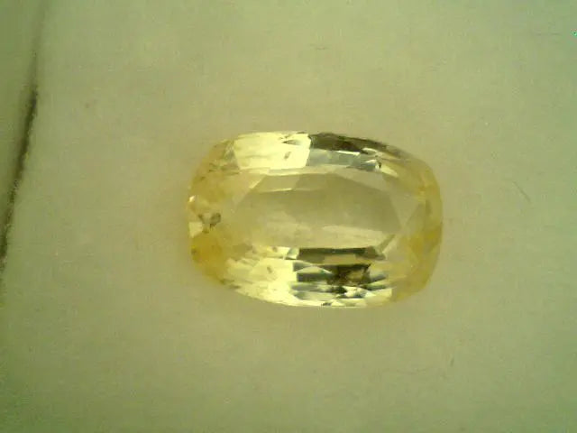 4.40 Ct Unheated Untreated Natural Ceylon Yellow Sapphire A+++++