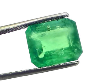 4.40 Ct GII Certified Untreated Natural Colombian Emerald Panna Gems AA