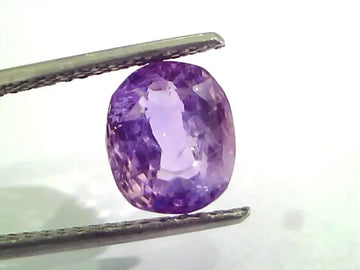 4.43 Ct Unheated Untreated Natural Purple Sapphire Khuni Neelam