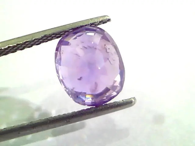 4.43 Ct Unheated Untreated Natural Purple Sapphire Khuni Neelam