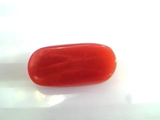 4.44 Ct Untreated Natural Premium Italian Red Coral Gemstone AAAAA