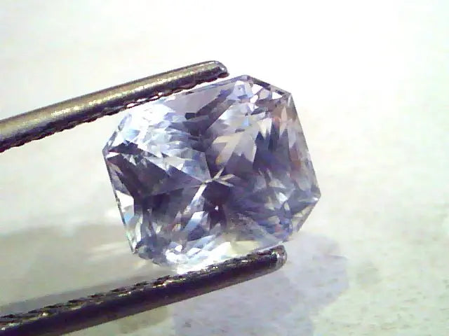 4.40 Ct Unheated Untreated Natural Premium White Sapphire Gemstone