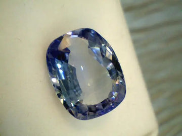 4.25 Carat Vvs Unheated Untreated Natural Ceylon Blue Sapphire