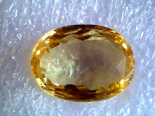 4.45 Ct Untreated Natural Ceylon Yellow Sapphire Pukhraj Gems A+