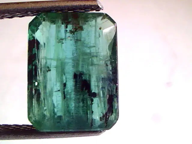 4.44 Ct Untreated Natural Zambian Emerald Panna Mercury Gemstone
