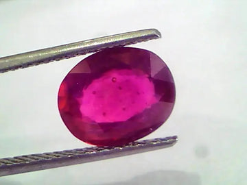 4.48 Ct Natural Ruby Gemstone Manek Gem for Sun (Heated)