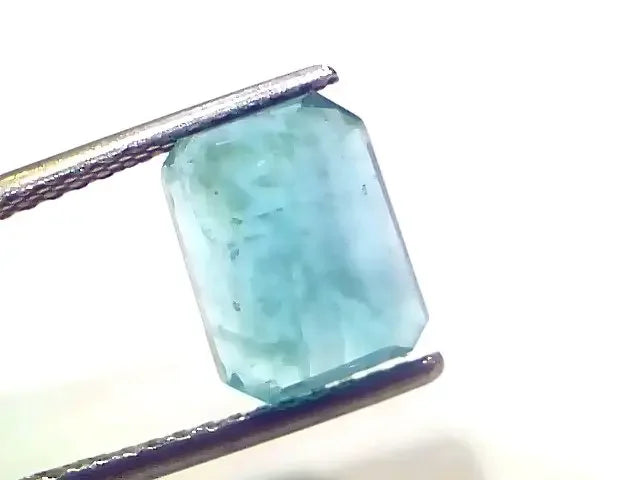 4.46 Ct Certified Untreated Natural Zambian Emerald Panna Gemstone - Venus Gems