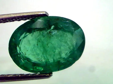 4.47 Ct Untreated Natural Zambian Emerald Gemstone Real Panna