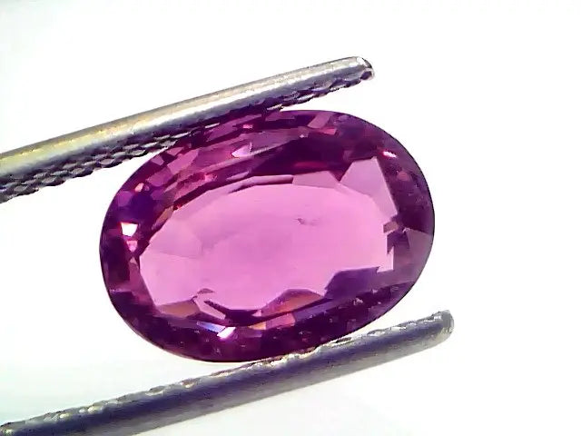 4.47 Ct IGI Certified Unheated Untreted Natural Madagaskar Pink Sapphire/Ruby